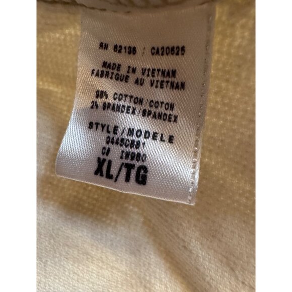 Guess Jeans Womens XL Tan Corduroy Jacket Button Down Long Sleeve Casual Style - Picture 5 of 6